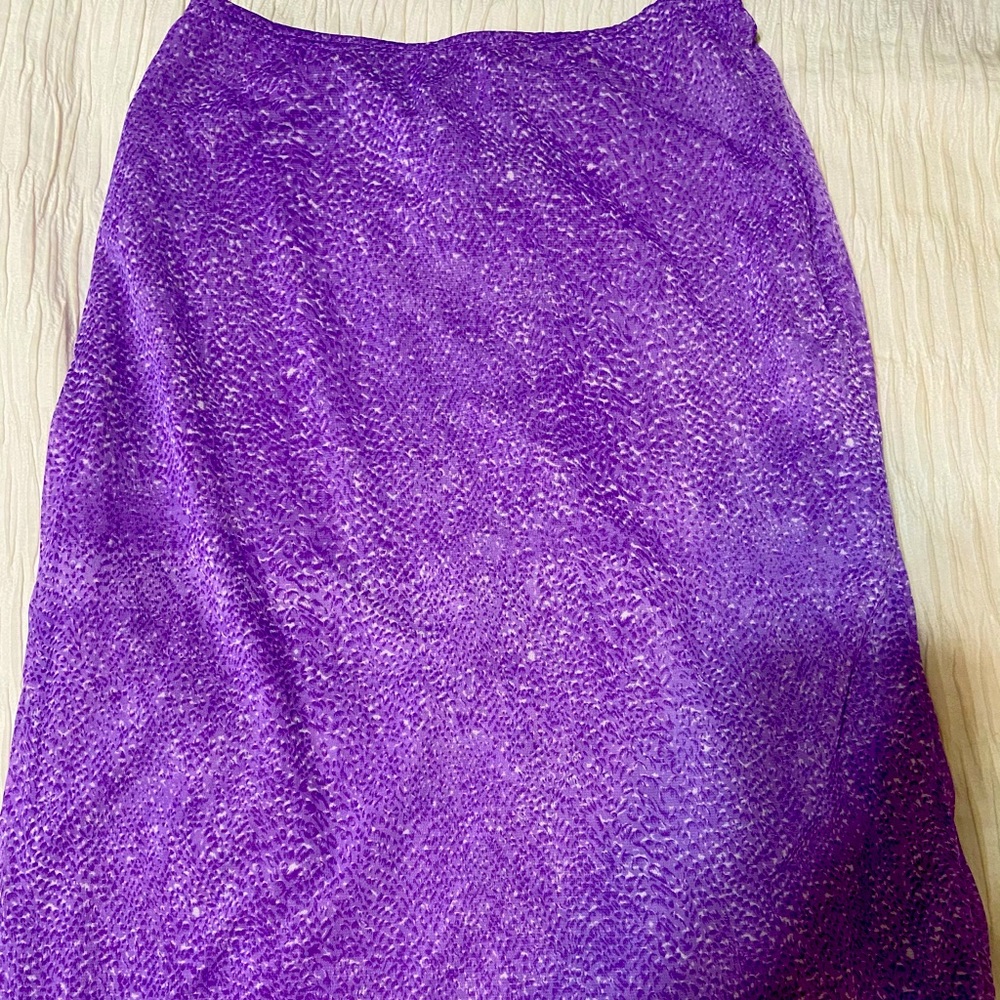 Lilac midi skirt